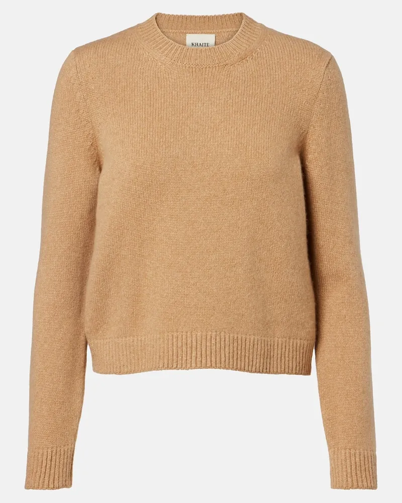 KHAITE Pullover Leta aus Kaschmir Beige