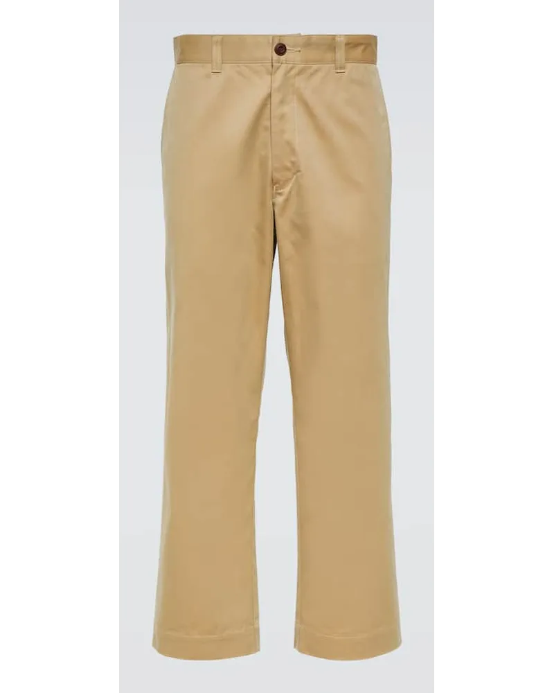 Junya Watanabe X Brooks Brothers Chinohose aus Gabardine Beige