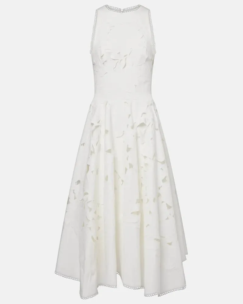 COSTARELLOS Midikleid Arianne aus Spitze Weiß