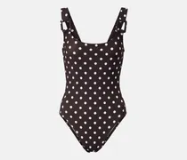 Badeanzug mit Polka-Dots