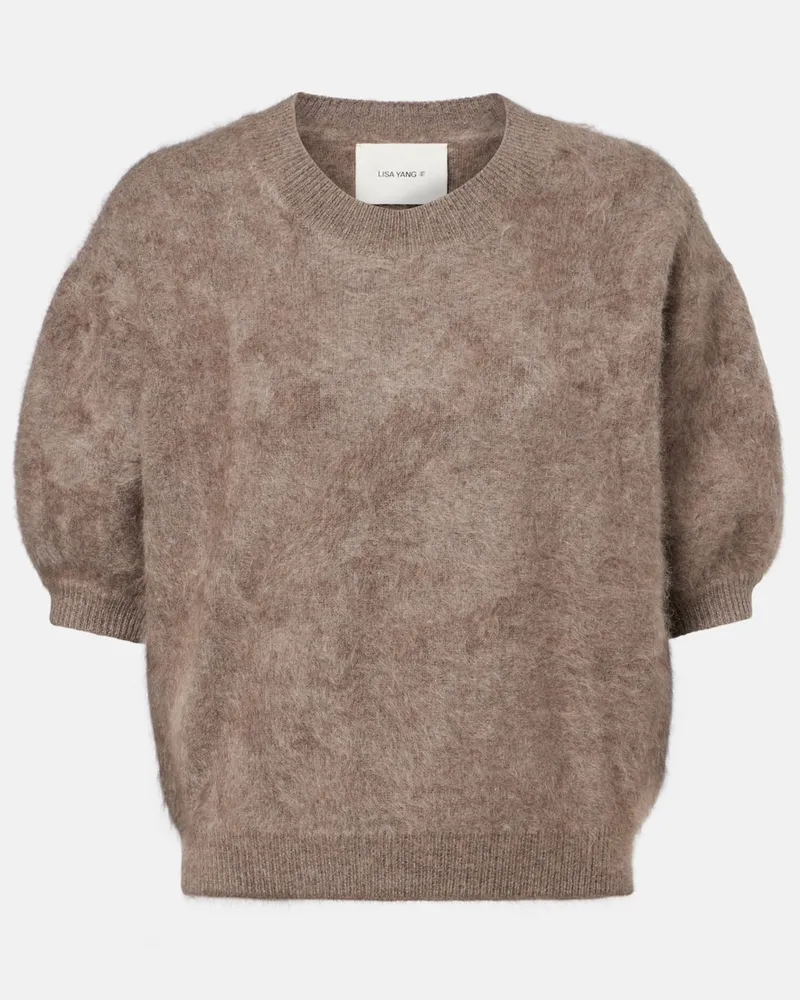 Lisa Yang Pullover Juniper aus Kaschmir Grau