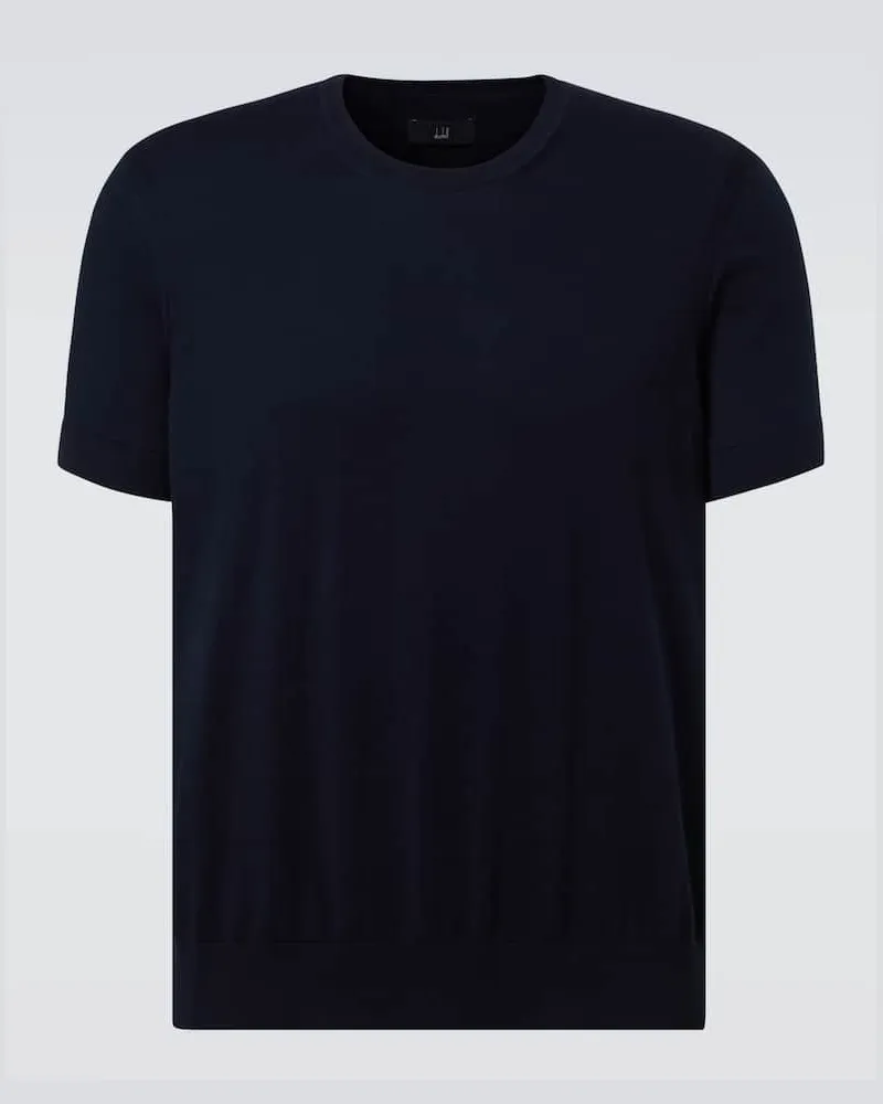 Dunhill T-Shirt aus Baumwolle Blau