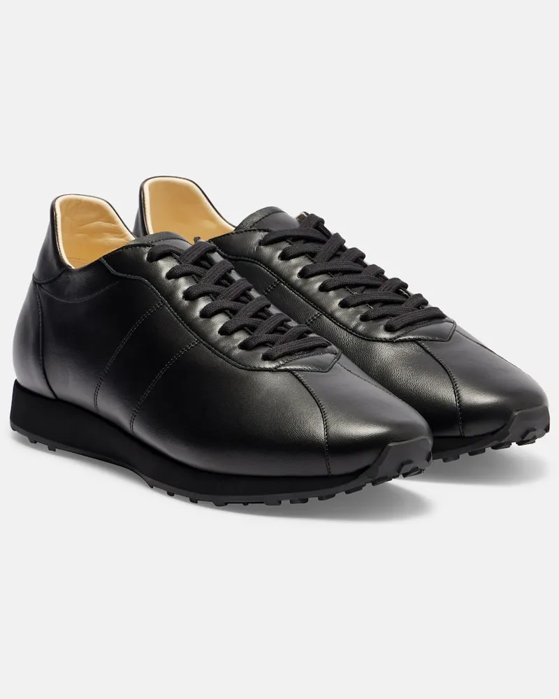 The Row Sneakers Mica aus Leder Schwarz