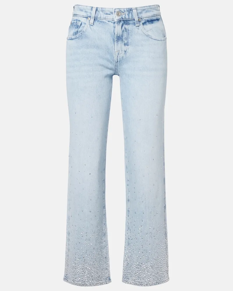 7 for all mankind Straight Jeans Calie Blau