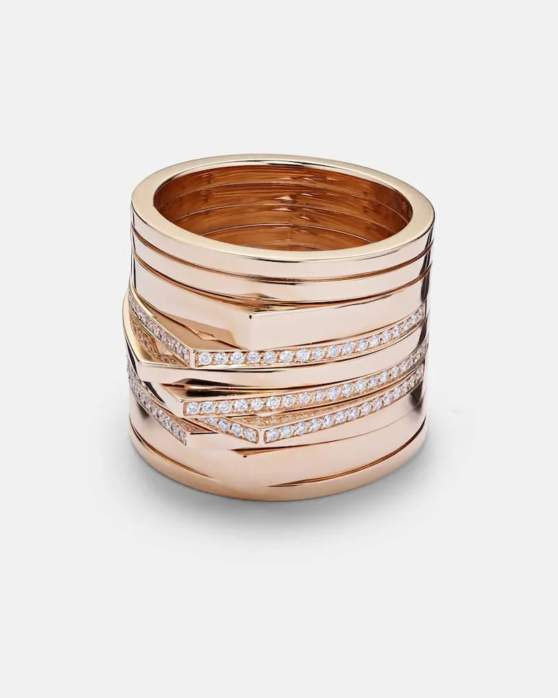 Repossi Ring Antifer aus 18kt Roségold mit Diamanten Gold