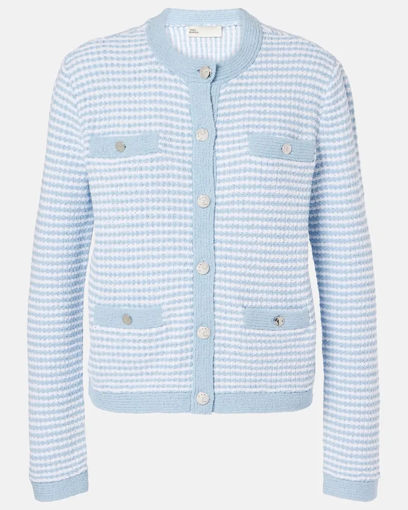 Tory Burch Cardigan Kendra aus Strick Weiß