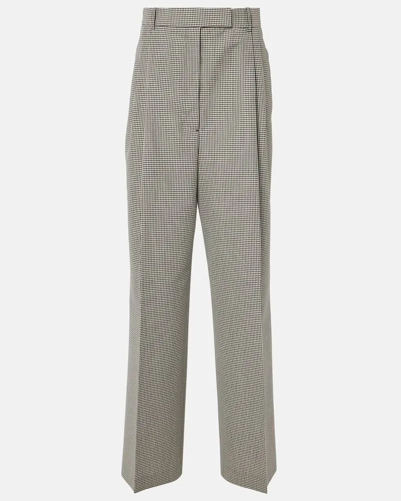 Róhe Róhe Weite Hose aus einem Wollgemisch Multicolor