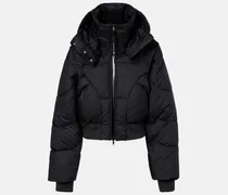 Wattierte Cropped-Jacke
