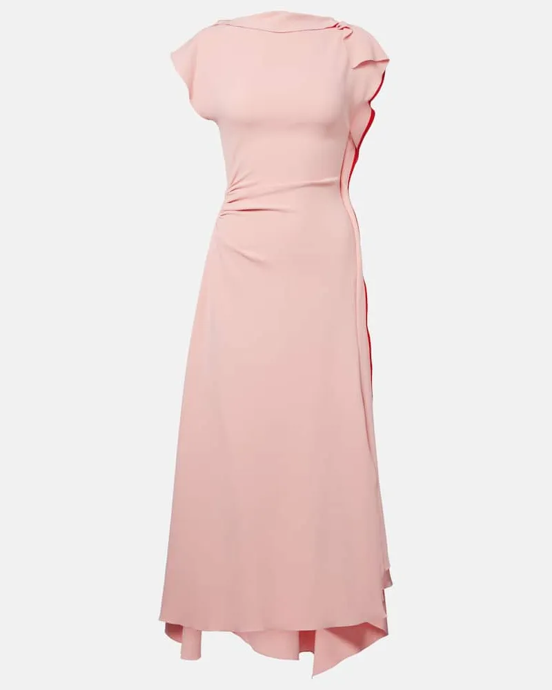 Victoria Beckham Midikleid Rosa