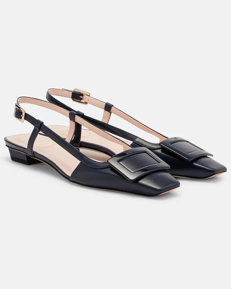 Roger Vivier Ballerinas Belle Vivier 25 aus Leder Blau