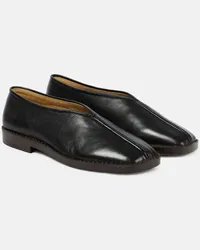 Christophe Lemaire Loafers aus Leder Schwarz