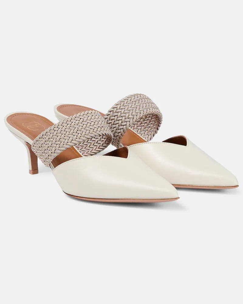 Malone Souliers Mules Maisie 45 aus Leder Neutral