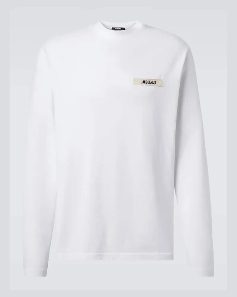 Jacquemus Longsleeve aus Baumwolle Weiß