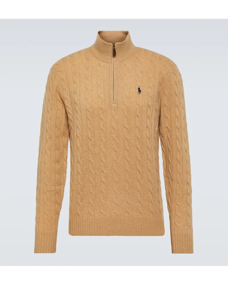 Ralph Lauren Pullover aus Wolle und Kaschmir Beige