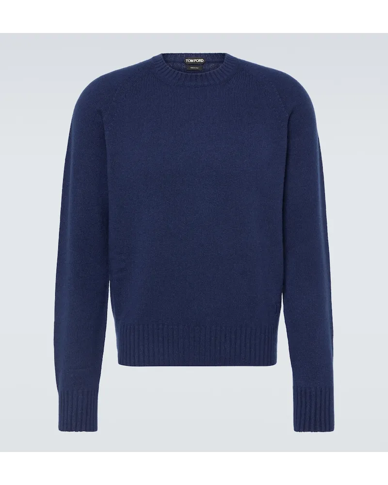 Tom Ford Pullover aus Kaschmir Blau