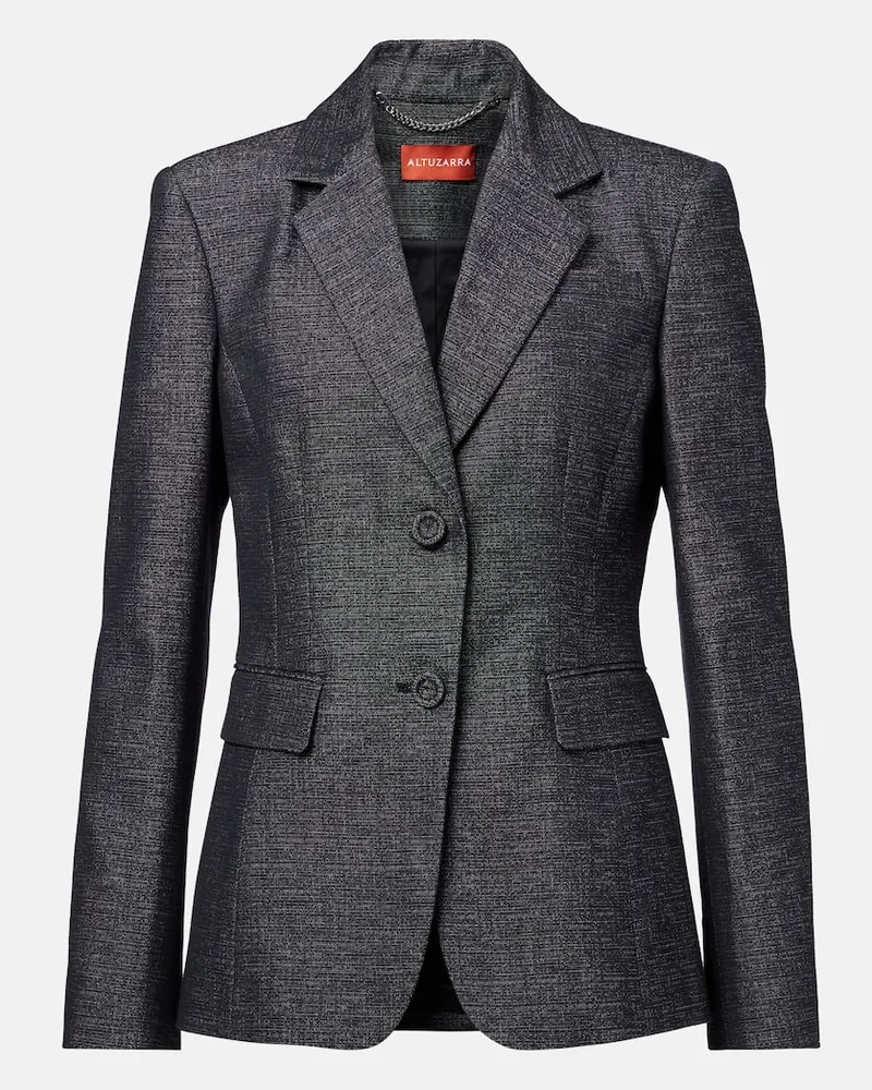 Altuzarra Blazer Fenice aus Baumwolle und Seide Schwarz