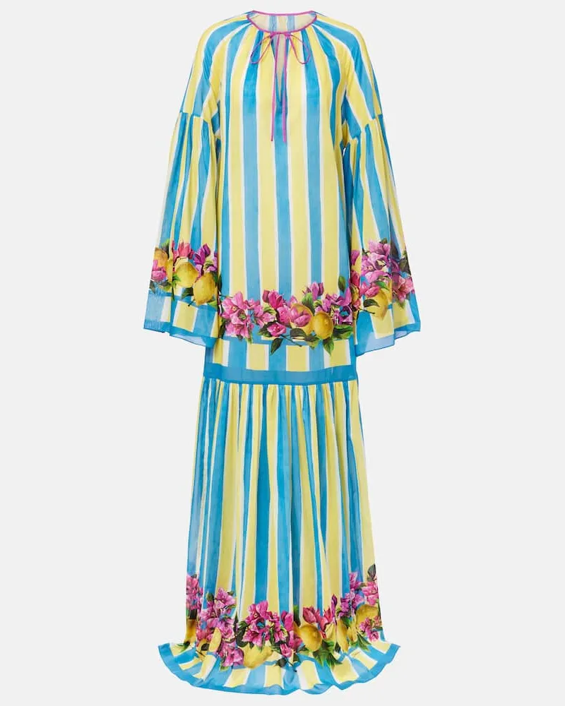 Dolce & Gabbana Kaftan Taormina aus Baumwolle Multicolor