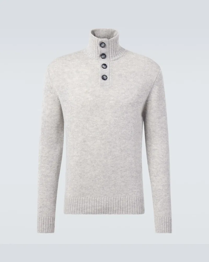 ALLUDE Pullover aus Wolle und Kaschmir Grau
