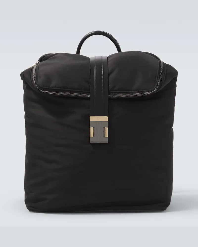 Christian Louboutin Rucksack Nox mit Leder Schwarz