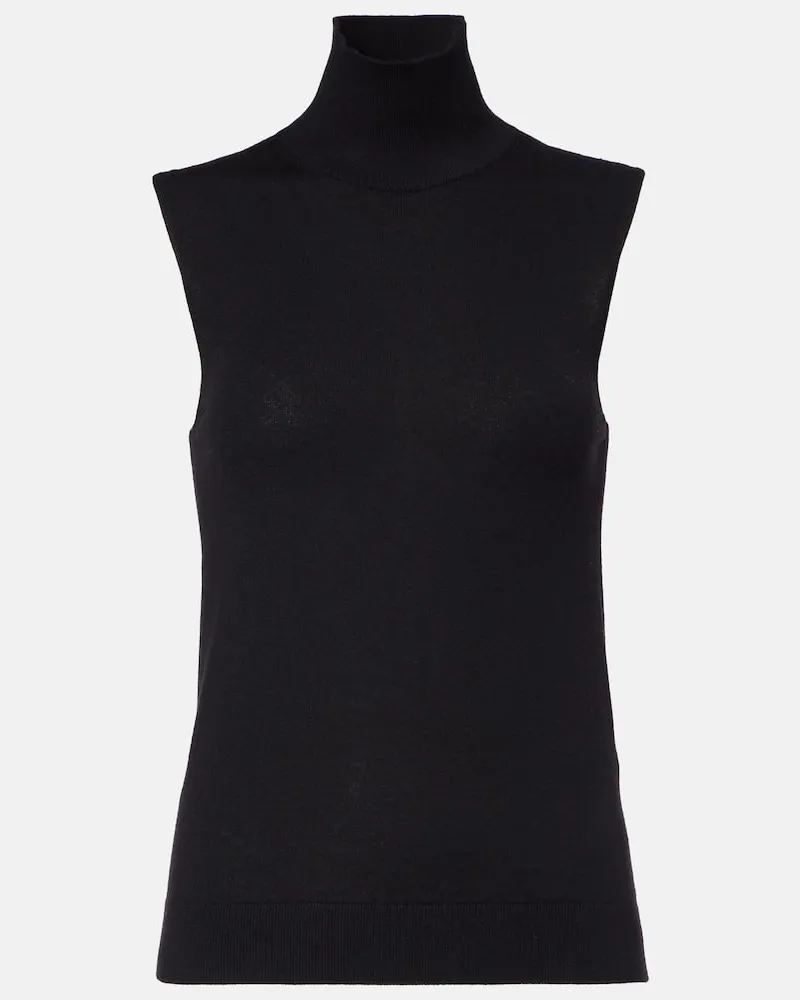 Loro Piana Top aus Kaschmir Schwarz