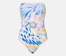 Bedruckter Badeanzug Iris