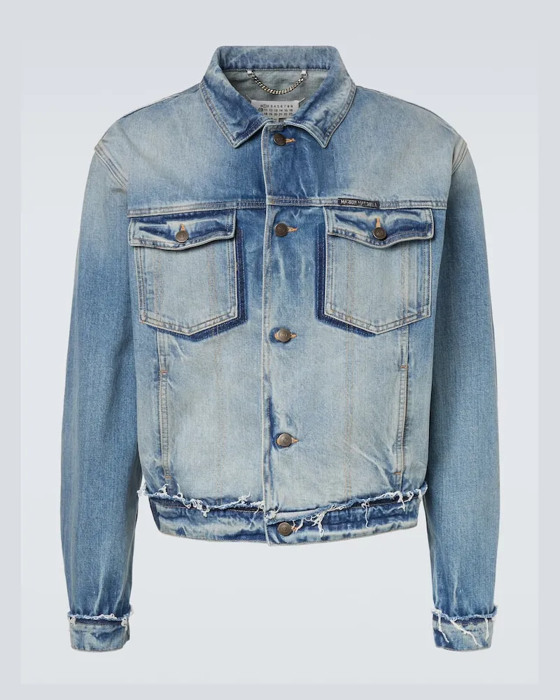 Maison Margiela Jeansjacke Blau