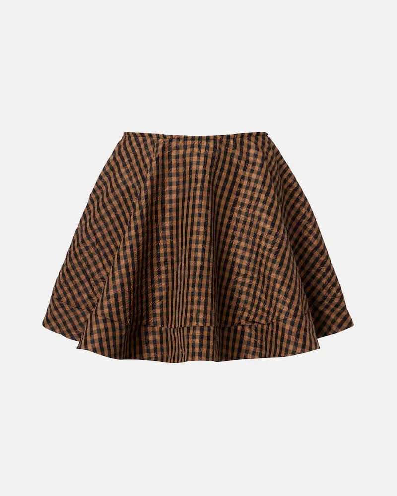 Ganni Minirock Braun