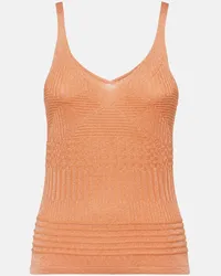 Missoni Top aus Lame Orange