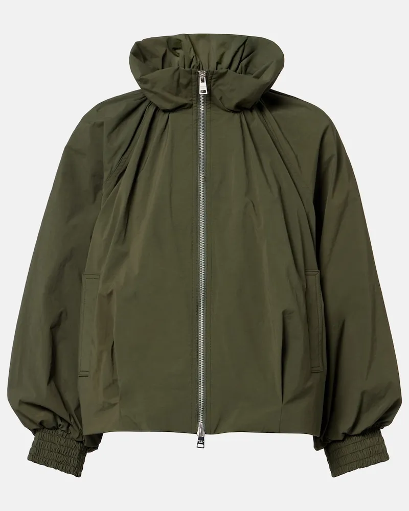 Veronica Beard Bomberjacke Circle Grün