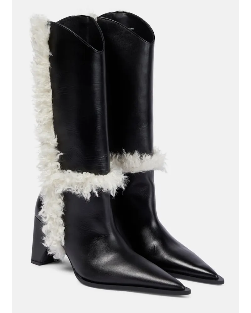 COPERNI Stiefel Bridge mit Faux Shearling Schwarz