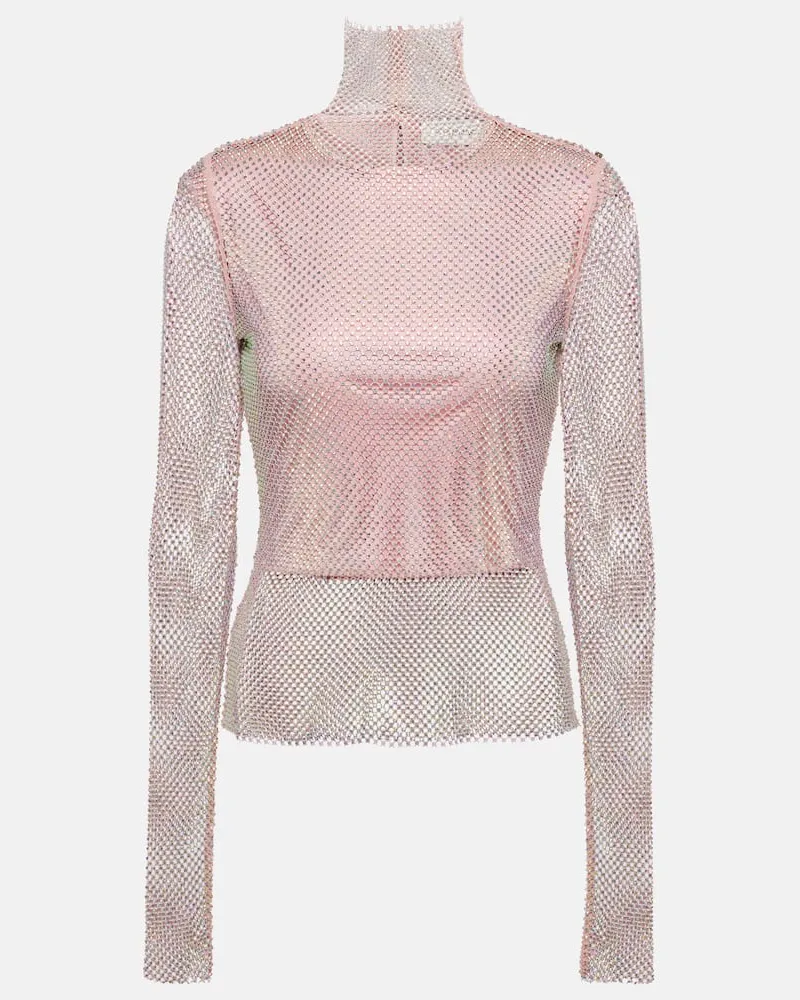 SPORTMAX Verziertes Top Rosa