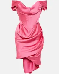 Vivienne Westwood Minikleid Nova Cora aus Satin Pink