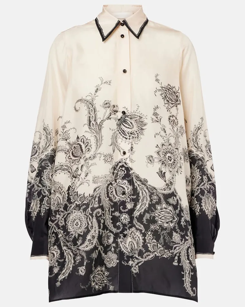 Zimmermann Hemd Rhiannon aus Seide Multicolor