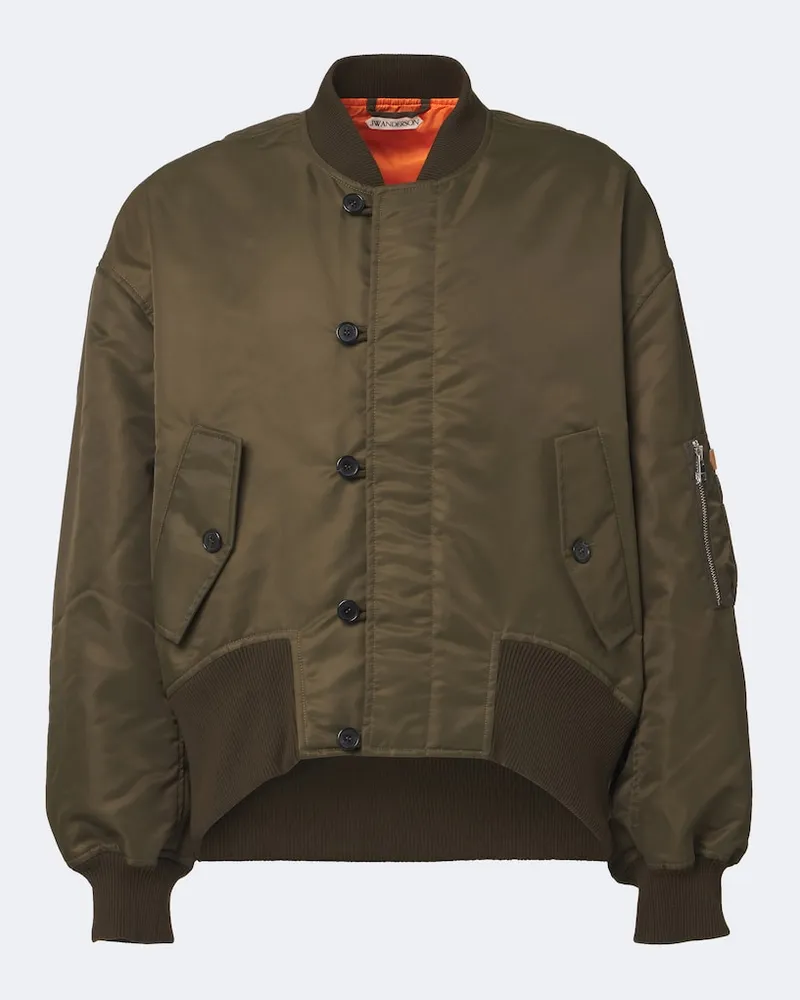 J.W.Anderson Oversize-Bomberjacke Grün