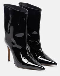 Alexandre Vauthier Ankle Boots aus Lackleder Schwarz