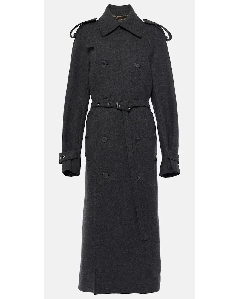 J.W.Anderson Trenchcoat aus einem Wollgemisch Grau