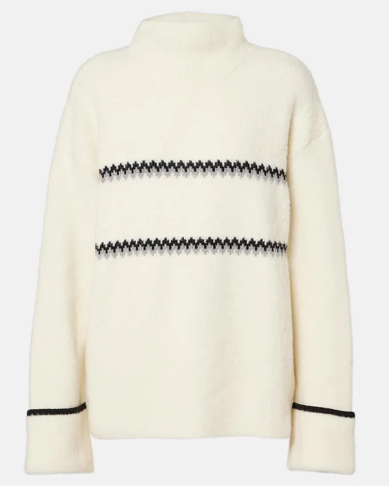 Proenza Schouler White Label Pullover Anne aus einem Wollgemisch Weiß