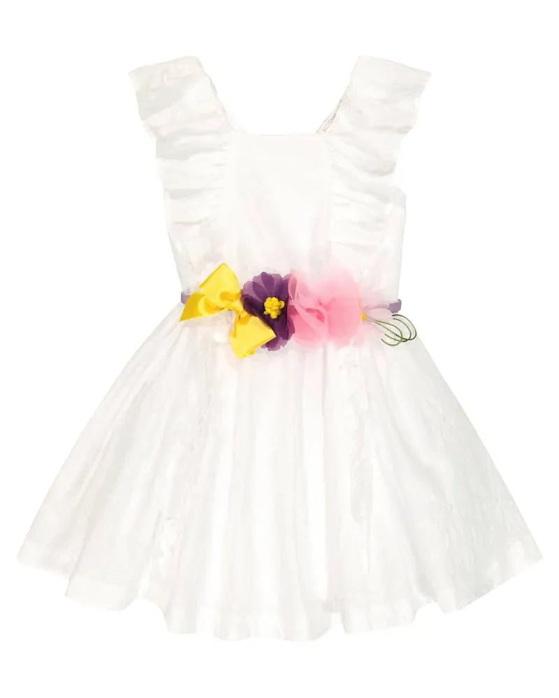 Monnalisa Verziertes Kleid Multicolor