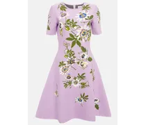 Minikleid aus Jacquard-Strick