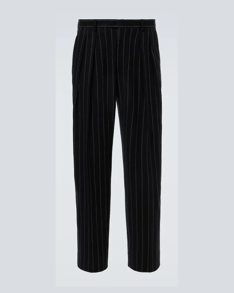 Dolce & Gabbana Anzughose aus einem Wollgemisch Schwarz