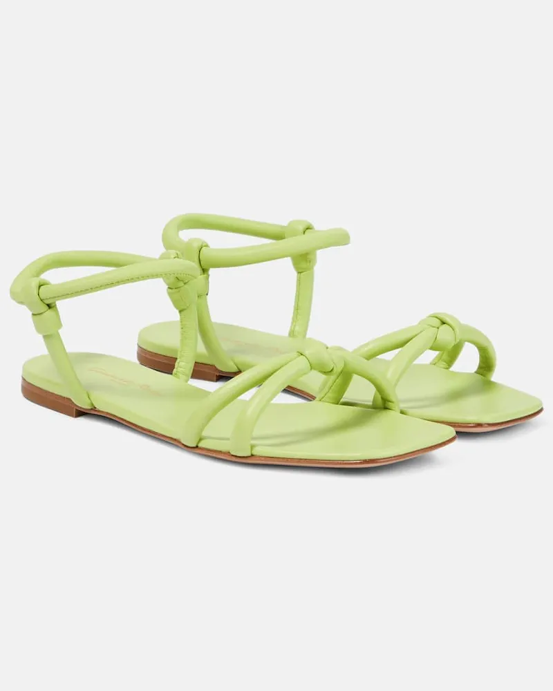Gianvito Rossi Sandalen Juno 05 aus Leder Grün