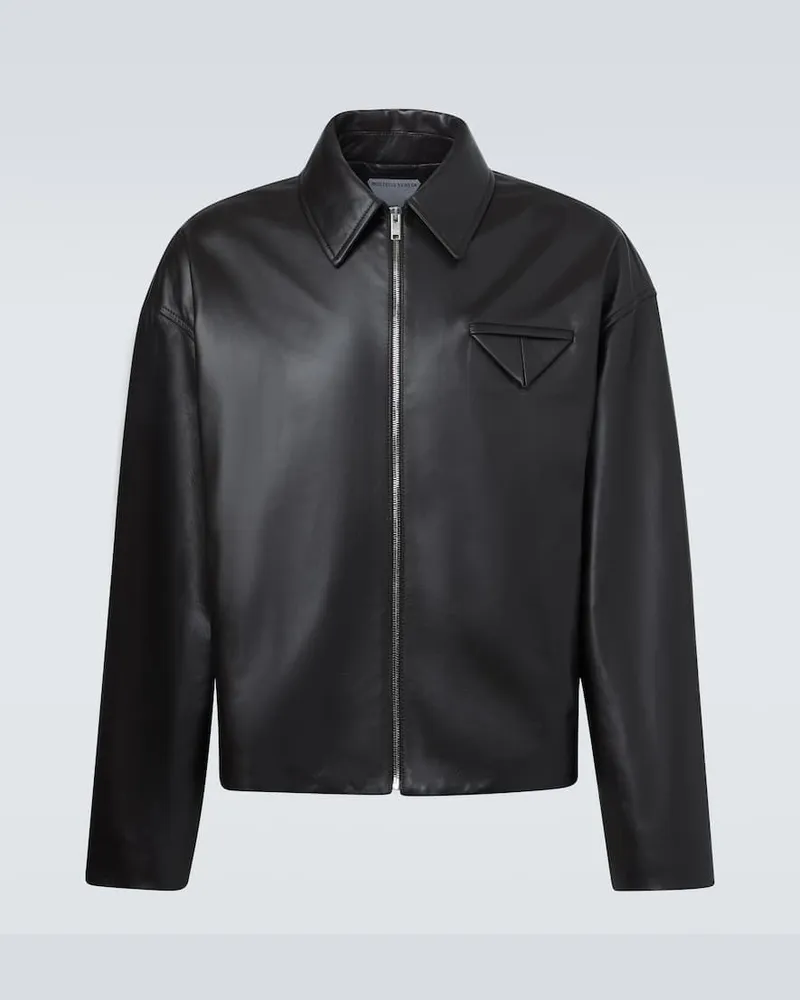Bottega Veneta Lederjacke Braun