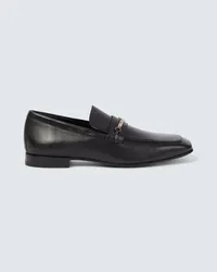 Christian Louboutin Loafers MJ Moc aus Leder Schwarz