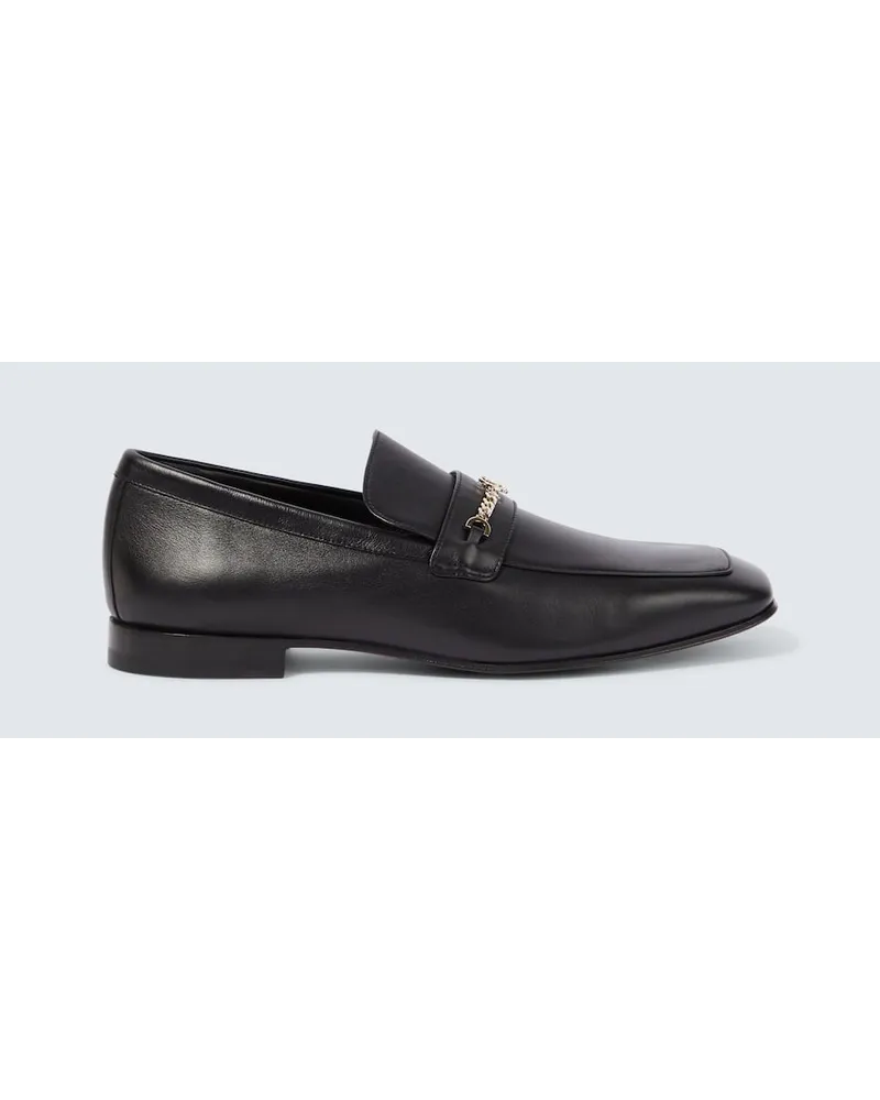 Christian Louboutin Loafers MJ Moc aus Leder Schwarz