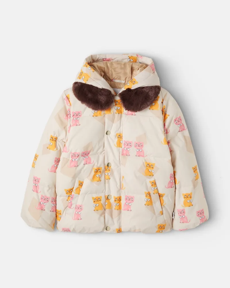 Mini Rodini Bedruckte wattierte Jacke Multicolor