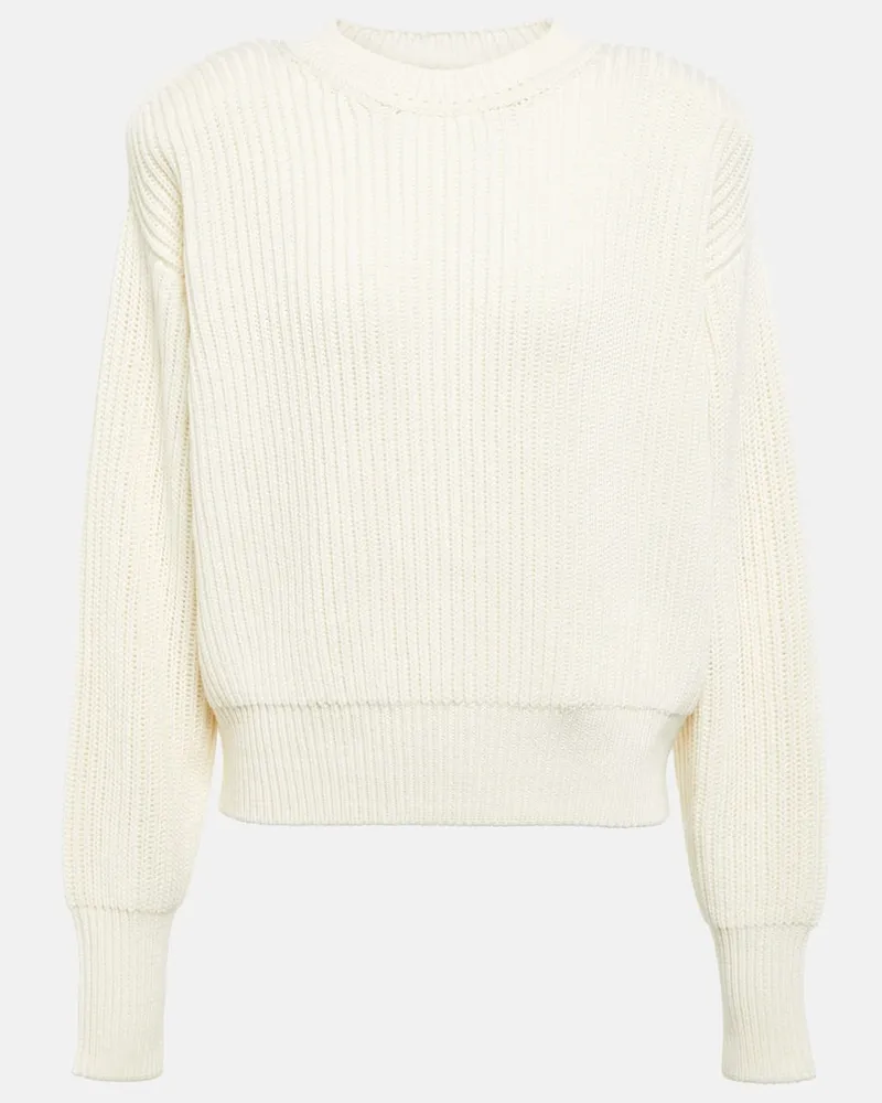 WARDROBE.NYC X Hailey Bieber Pullover HB Weiß