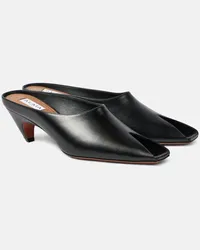 Alaïa Alaia Mules Spike 55 aus Leder Schwarz