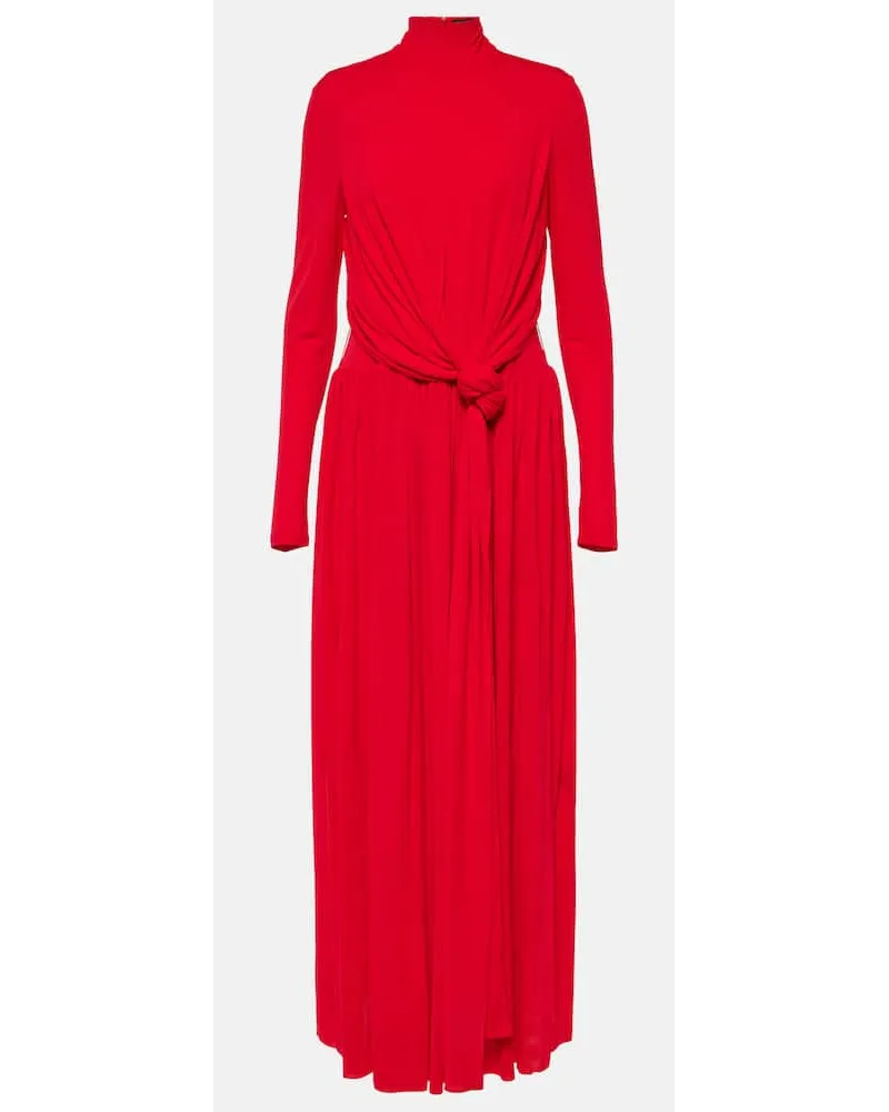 Proenza Schouler Maxikleid Meret aus Crêpe-Jersey Rot