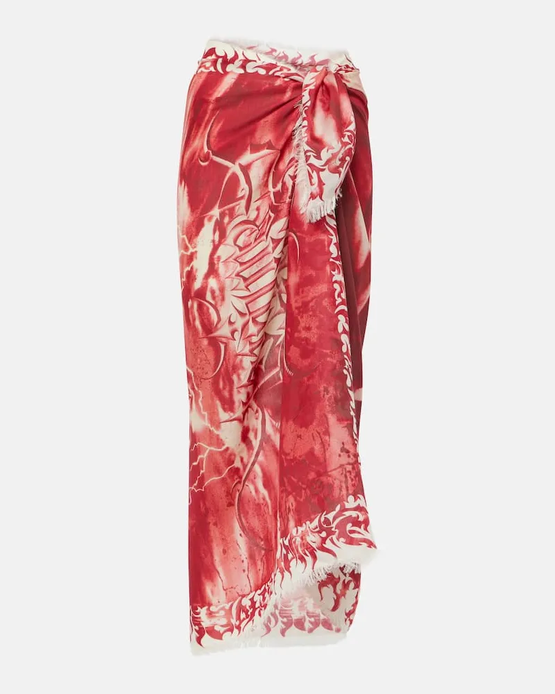 Jean Paul Gaultier Bedruckter Pareo Multicolor