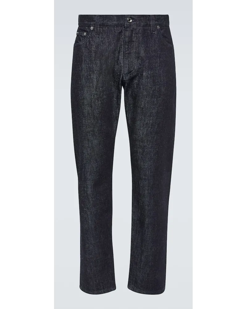 Dolce & Gabbana Straight Jeans Blau